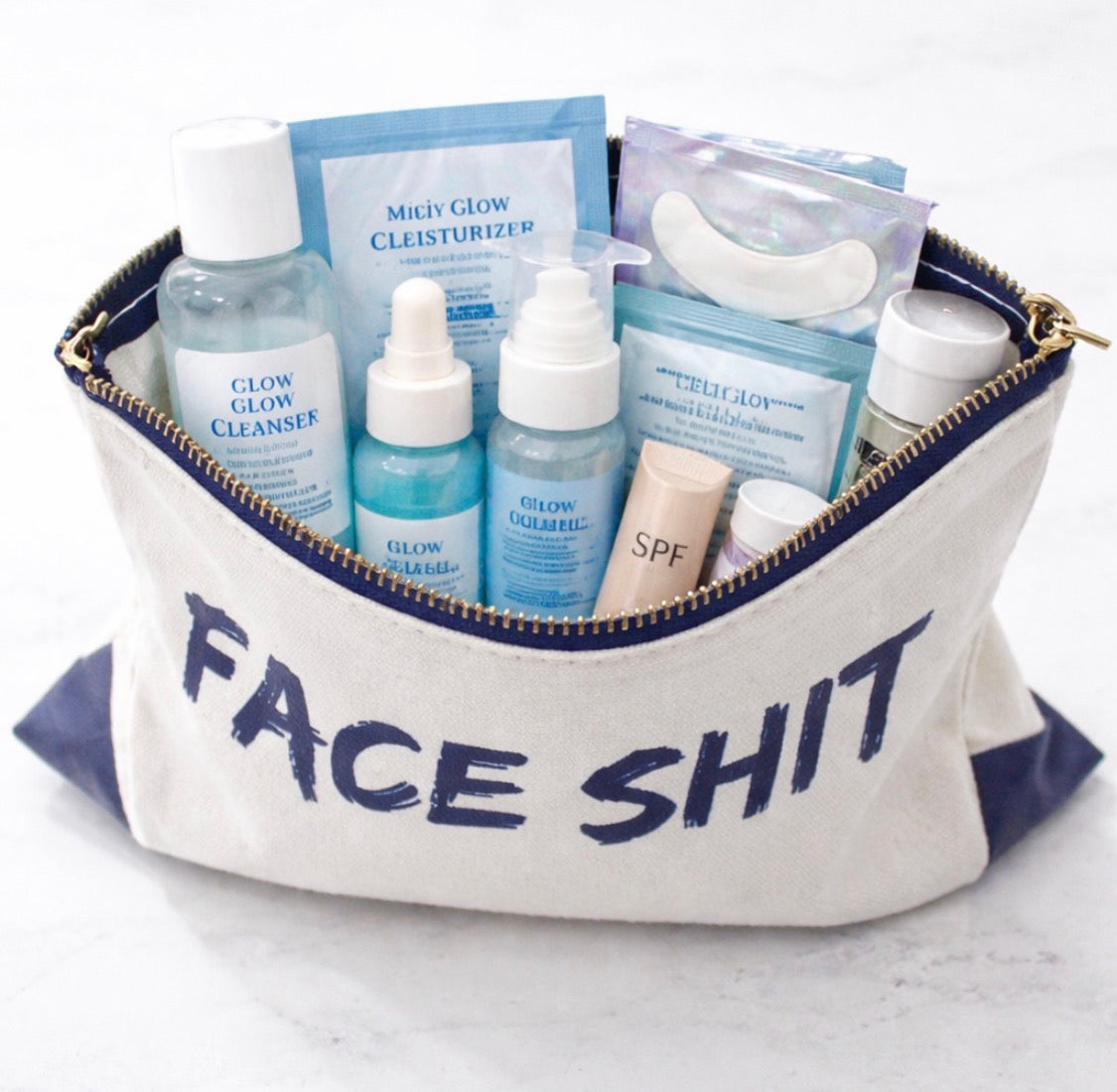 Face Sh*T Cosmetic Bag